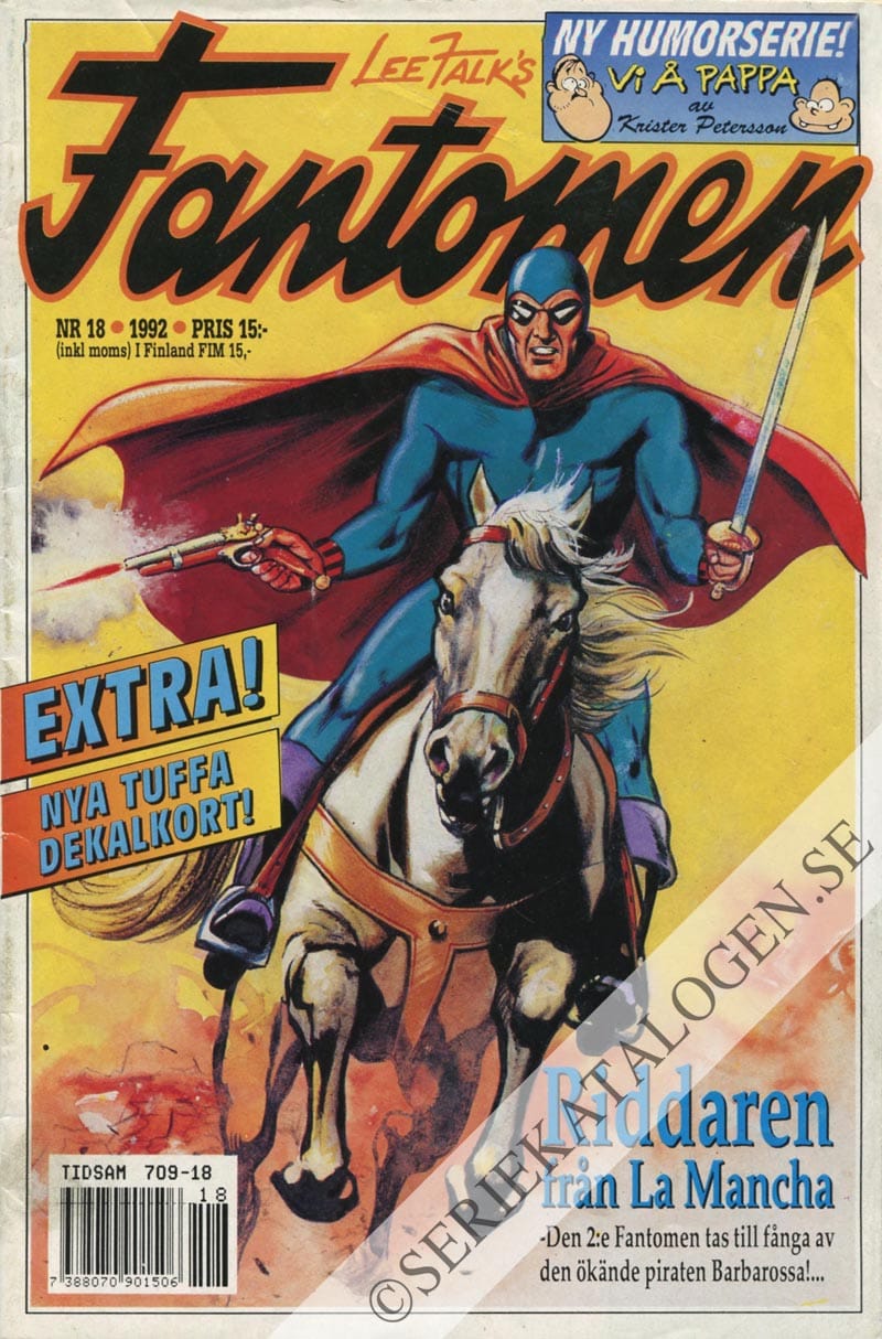 Framsida på Fantomen #18 (1992)