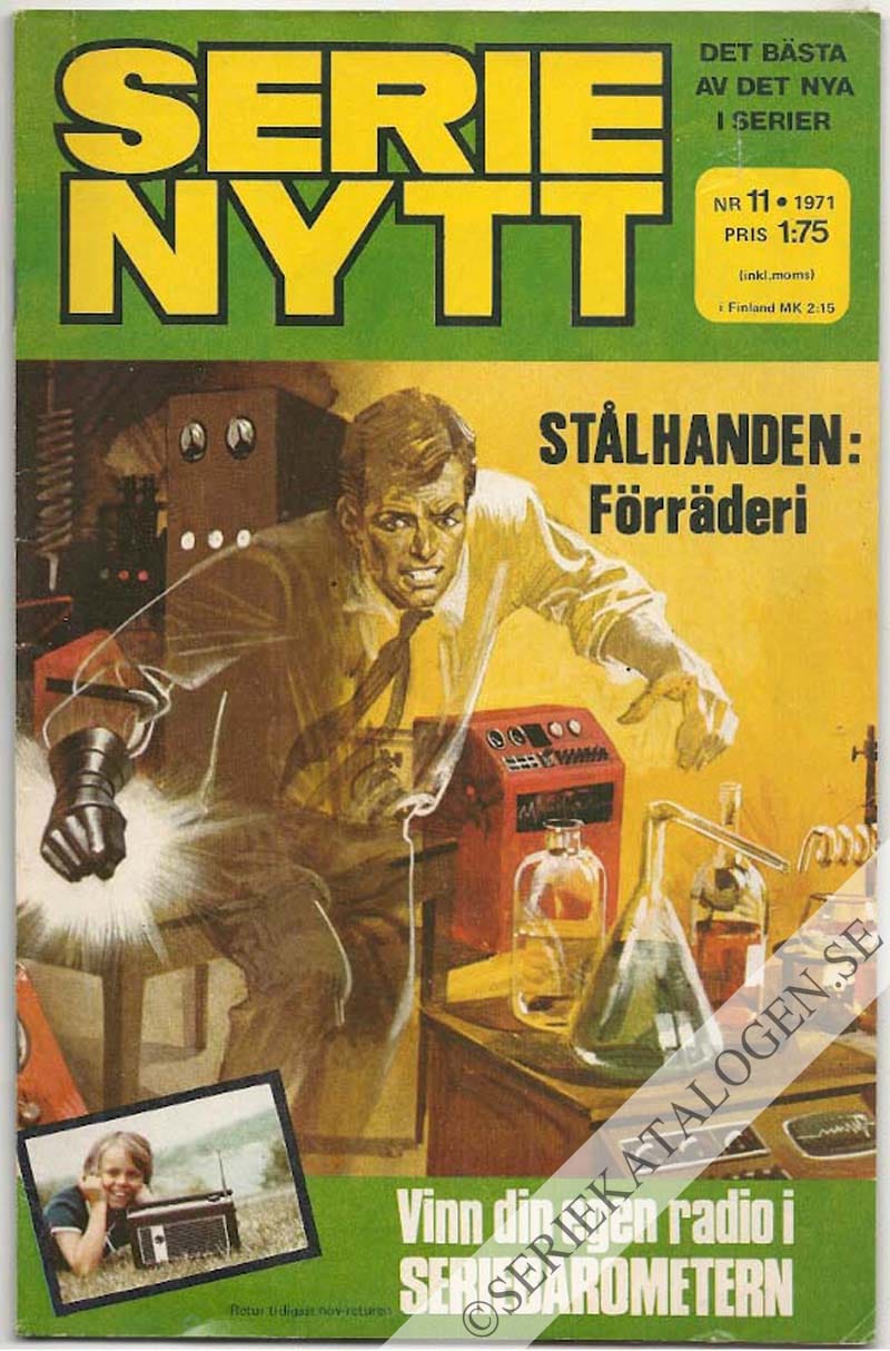 Framsida på Serie-Nytt #11 (1971)