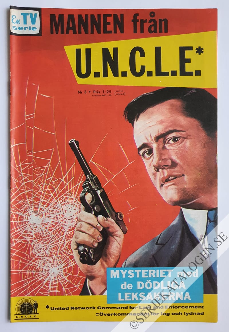 Framsida på En TV-serie - Mannen från U.N.C.L.E.* Mysteriet med de dödliga leksakerna (1966)