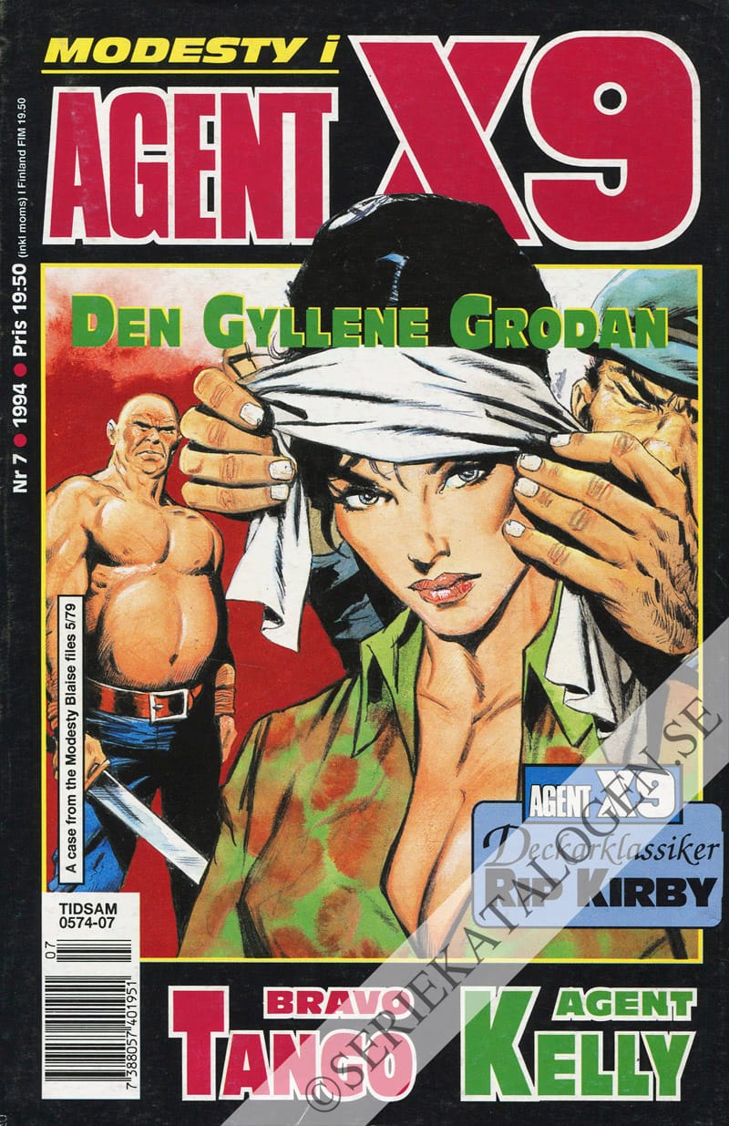 Framsida på Agent X9 #7 (1994)