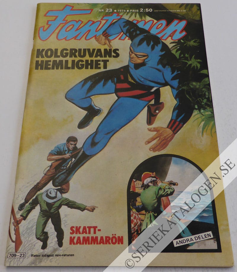 Framsida på Fantomen #23 (1974)