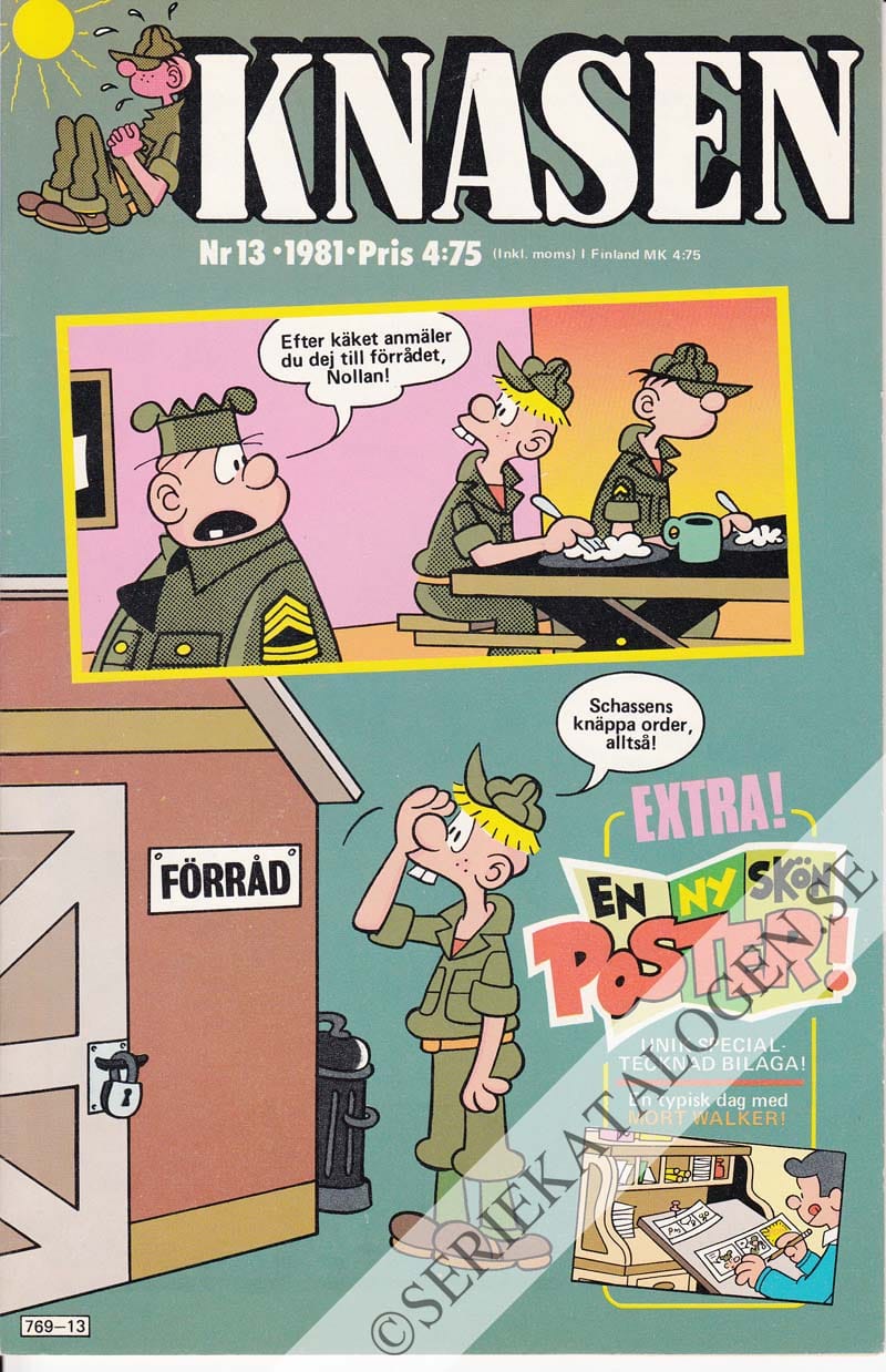 Framsida på Knasen #13 (1981)