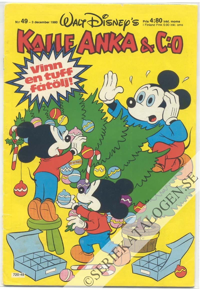 Framsida på Kalle Anka & C:o #49 (1980)