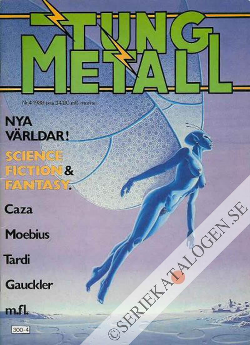 Framsida på Tung metall #4 (1988)