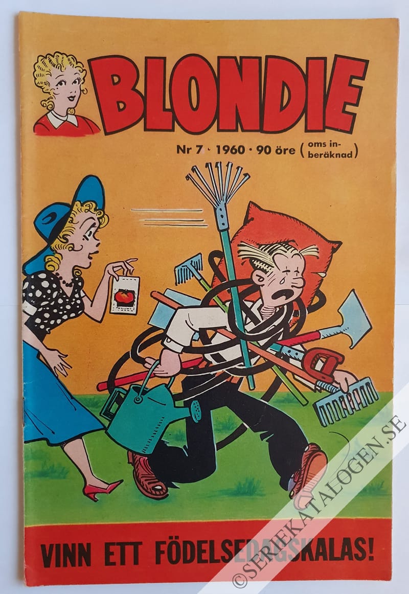 Framsida på Blondie #7 (1960)