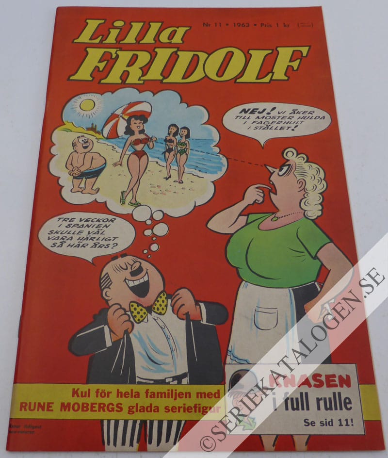 Framsida på Lilla Fridolf #11 (1963)