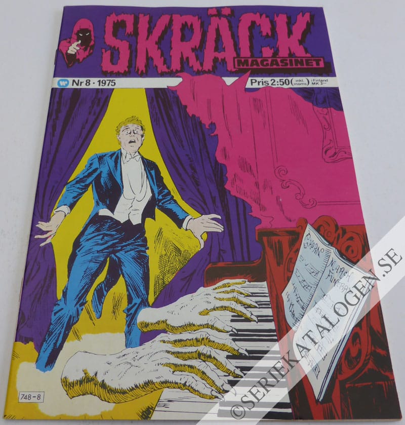 Framsida på Skräckmagasinet #8 (1975)