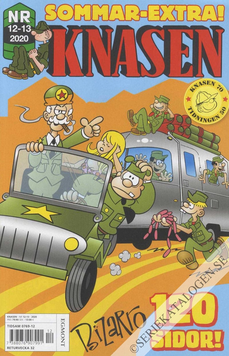 Framsida på Knasen #12-13 (2020)