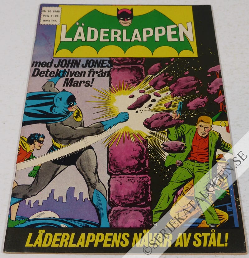 Framsida på Läderlappen och Robin #10 (1965)