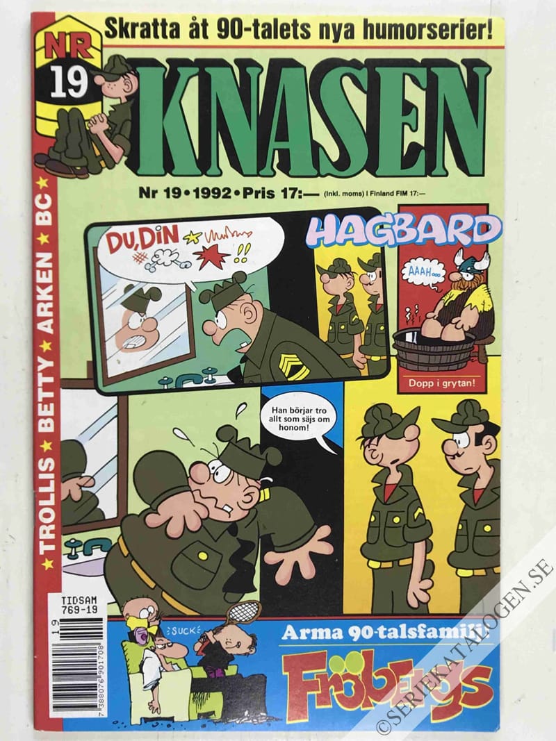 Framsida på Knasen #19 (1992)