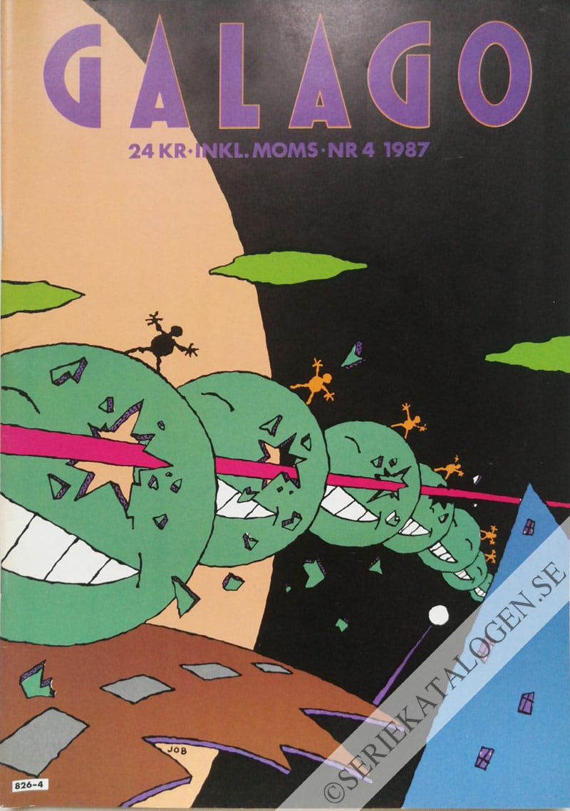 Framsida på Galago #4 (1987)