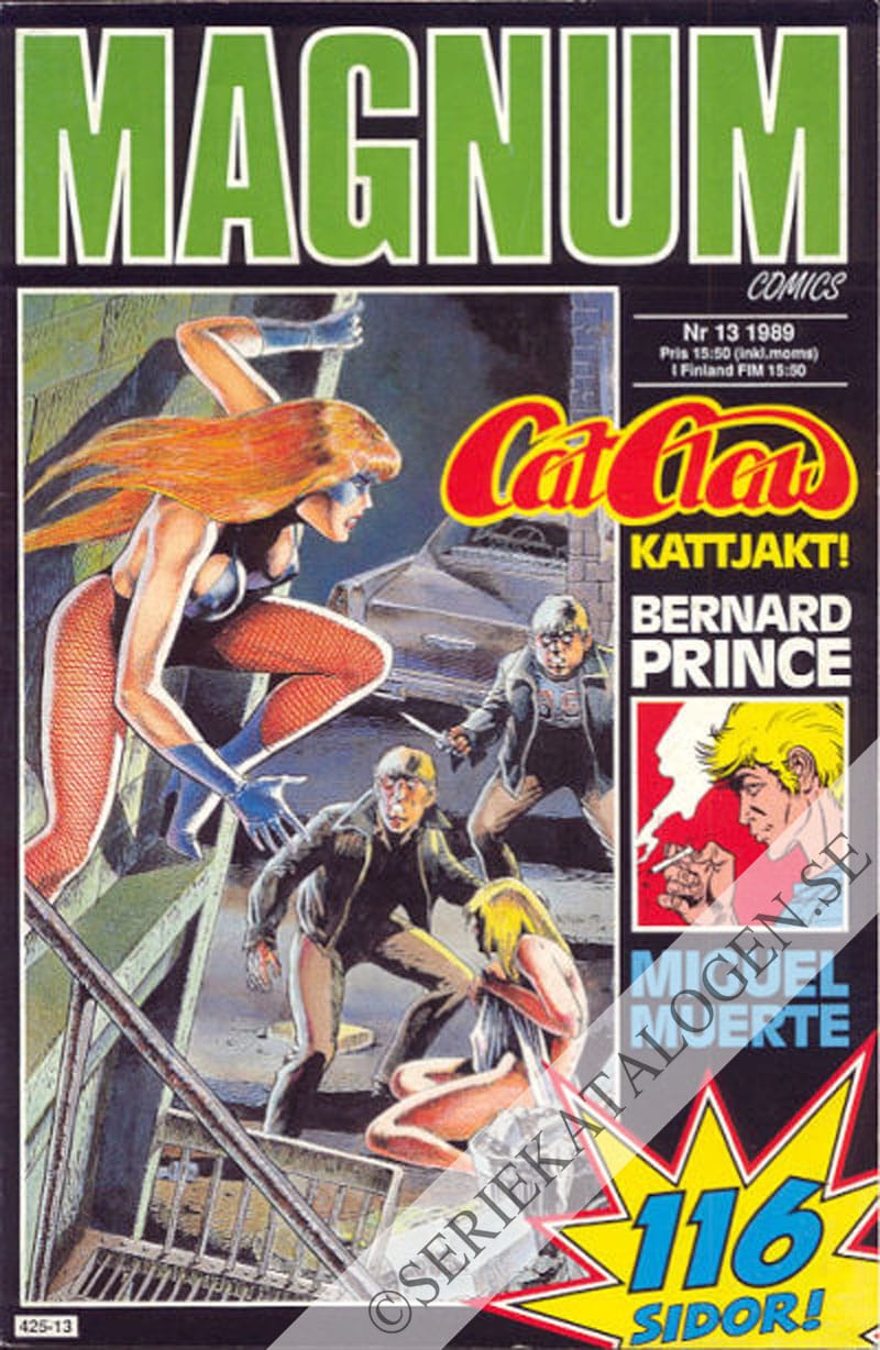 Framsida på Magnum comics #13 (1989)