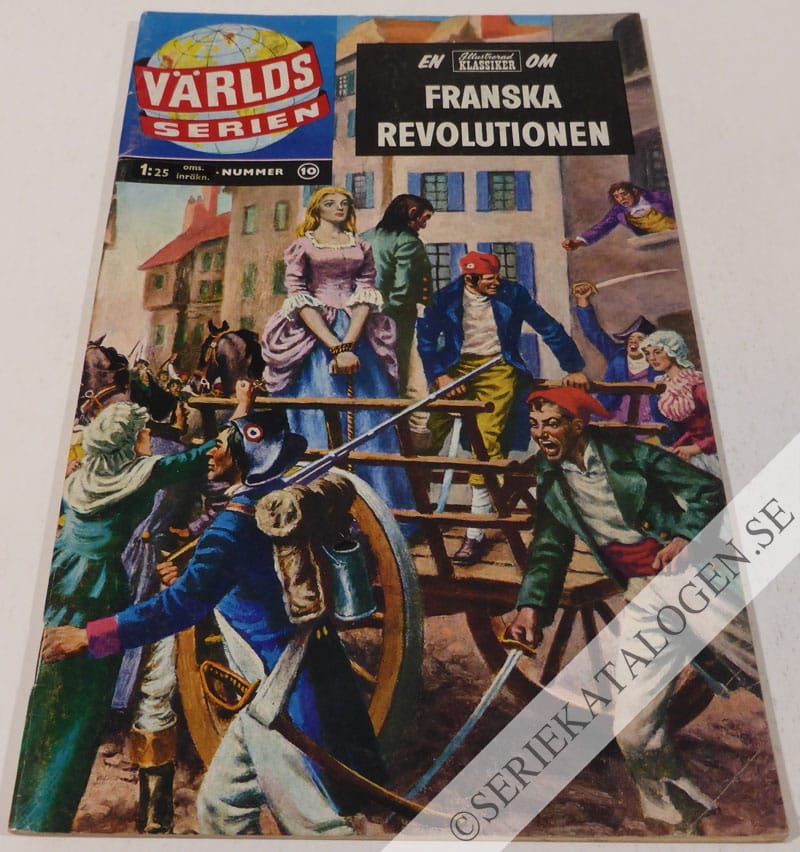 Framsida på Världsserien Franska revolutionen (1960)