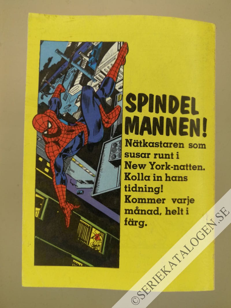 Baksida på Operation DDT (1983)