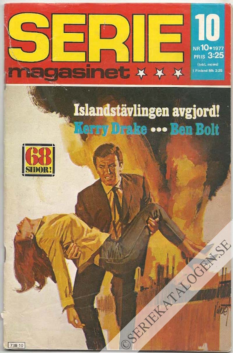 Framsida på Seriemagasinet #10 (1977)