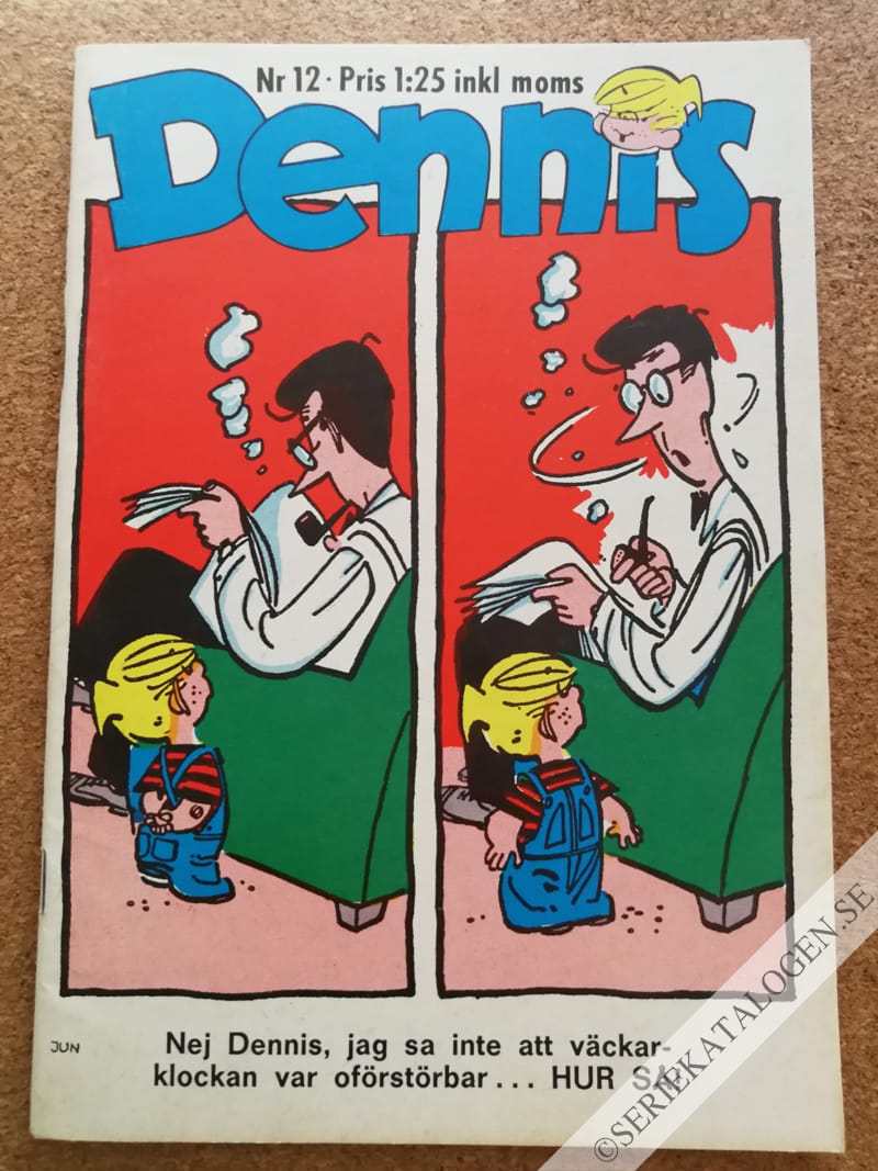 Framsida på Dennis #12 (1969)