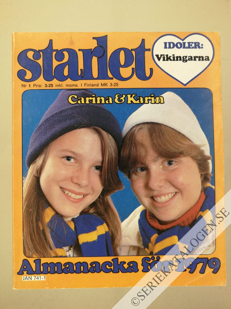 Framsida på Starlet #1 (1979)