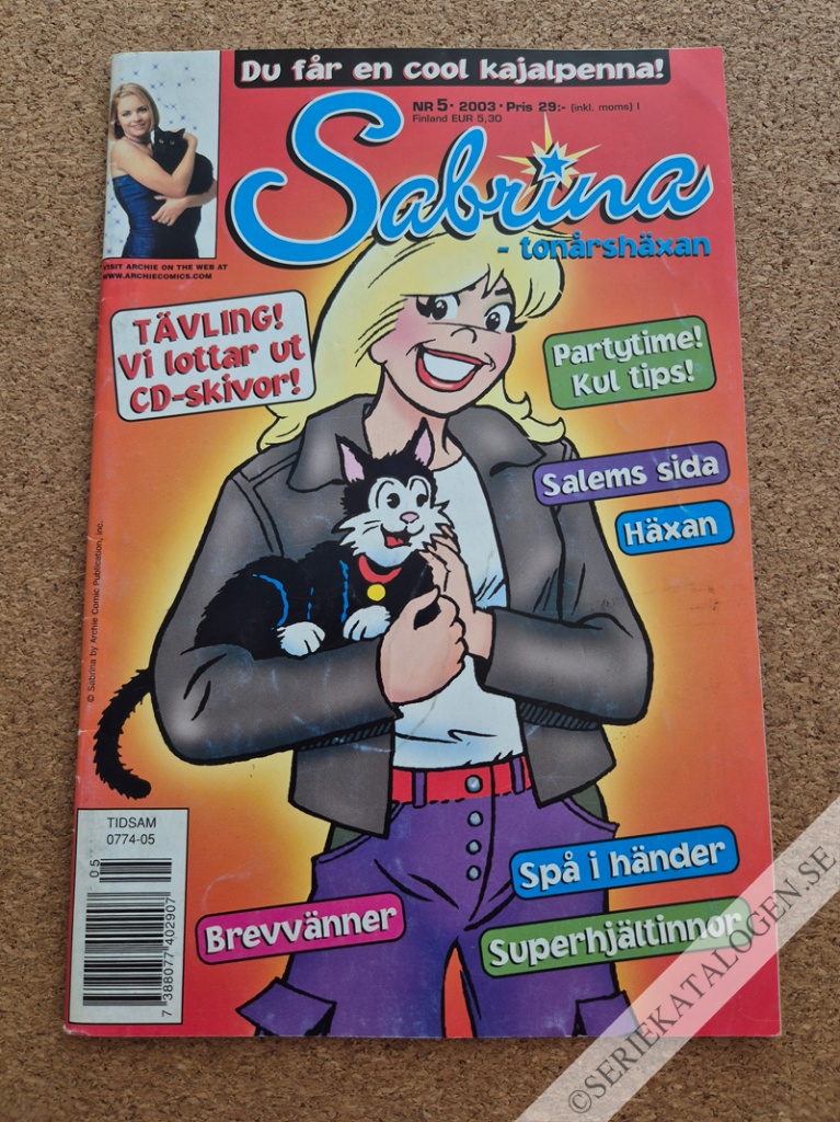 Framsida på Sabrina #5 (2003)