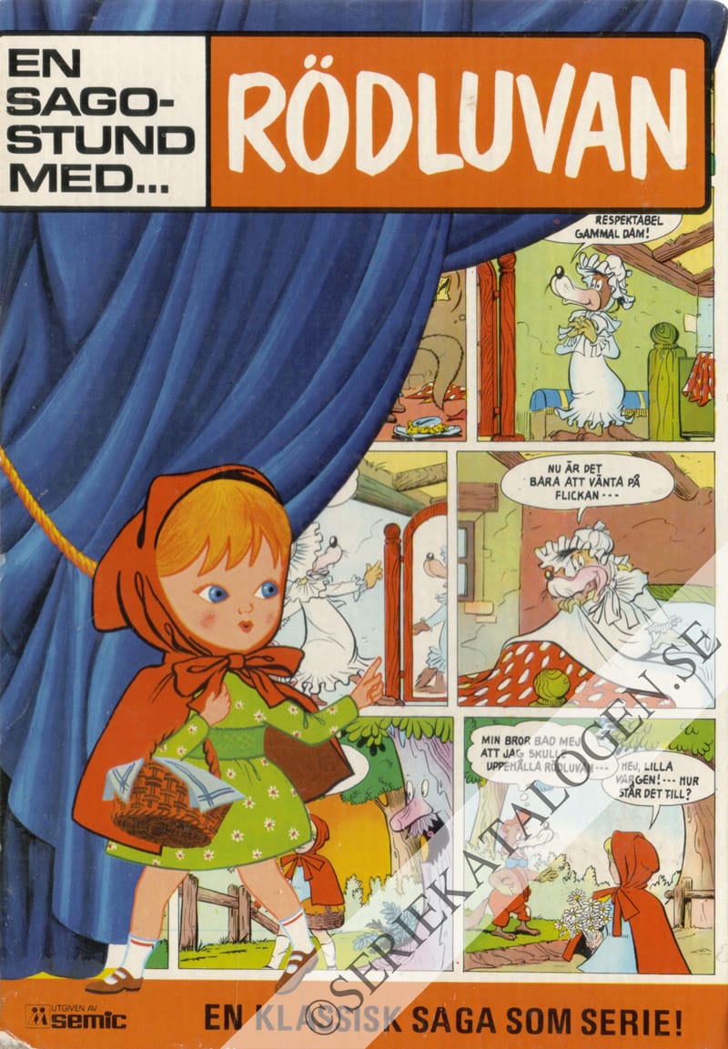 Framsida på En sagostund med... Rödluvan (1972)