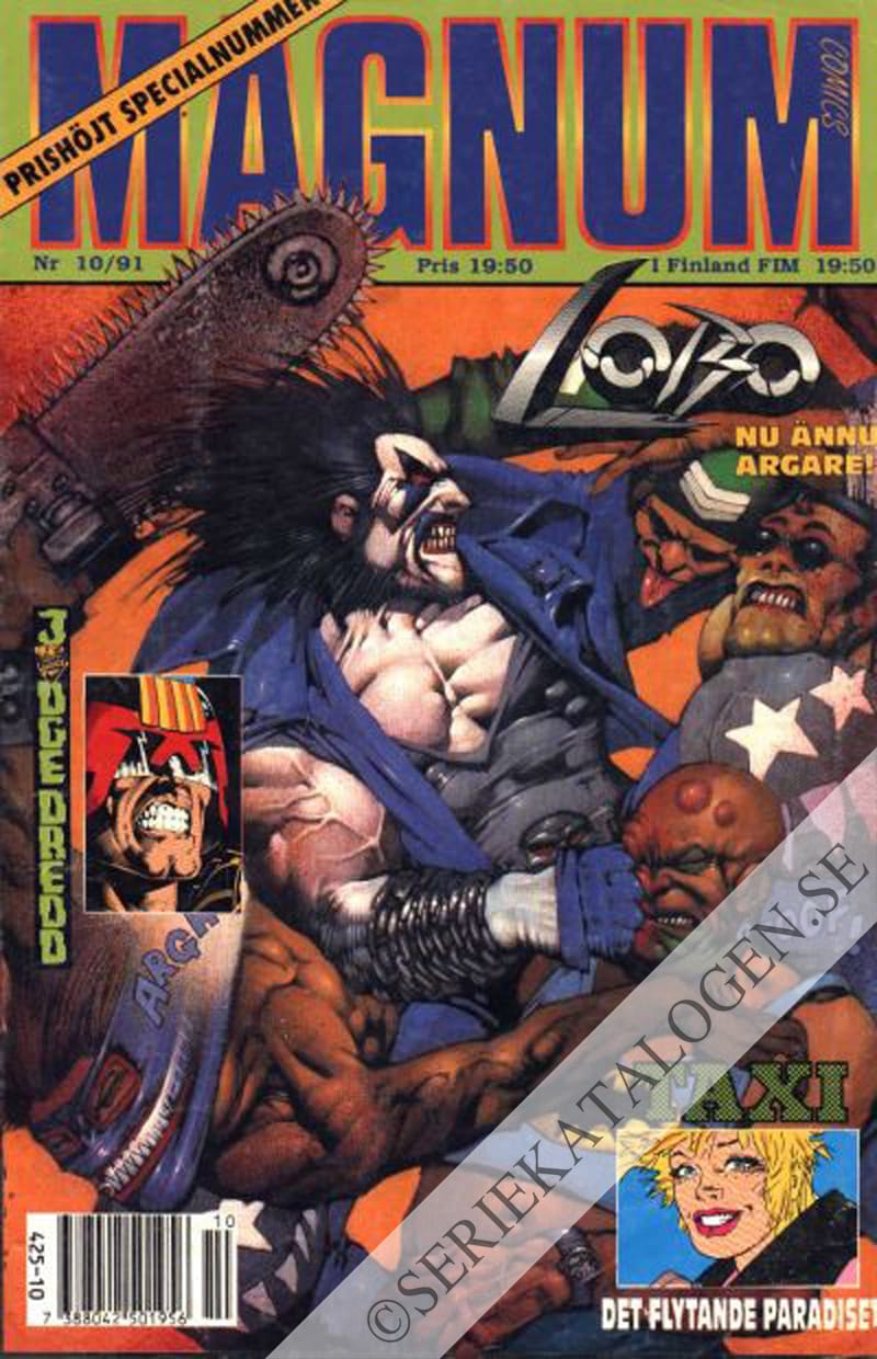 Framsida på Magnum comics #10 (1991)