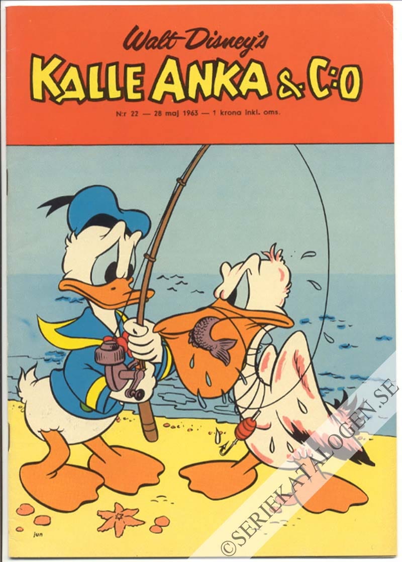 Framsida på Kalle Anka & C:o #22 (1963)