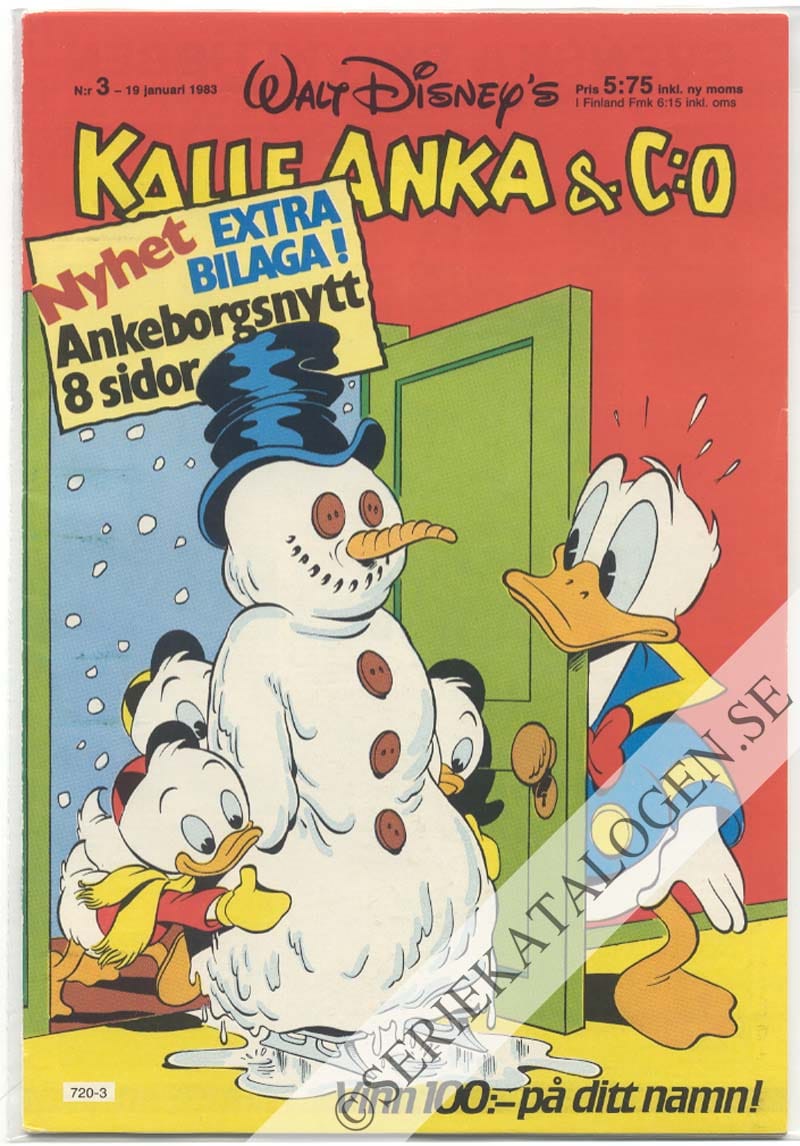 Framsida på Kalle Anka & C:o #3 (1983)