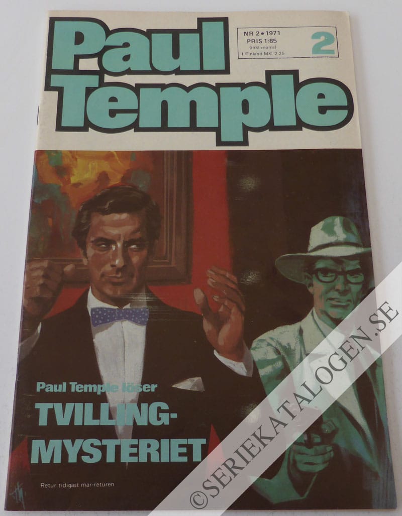 Framsida på Paul Temple #2 (1971)