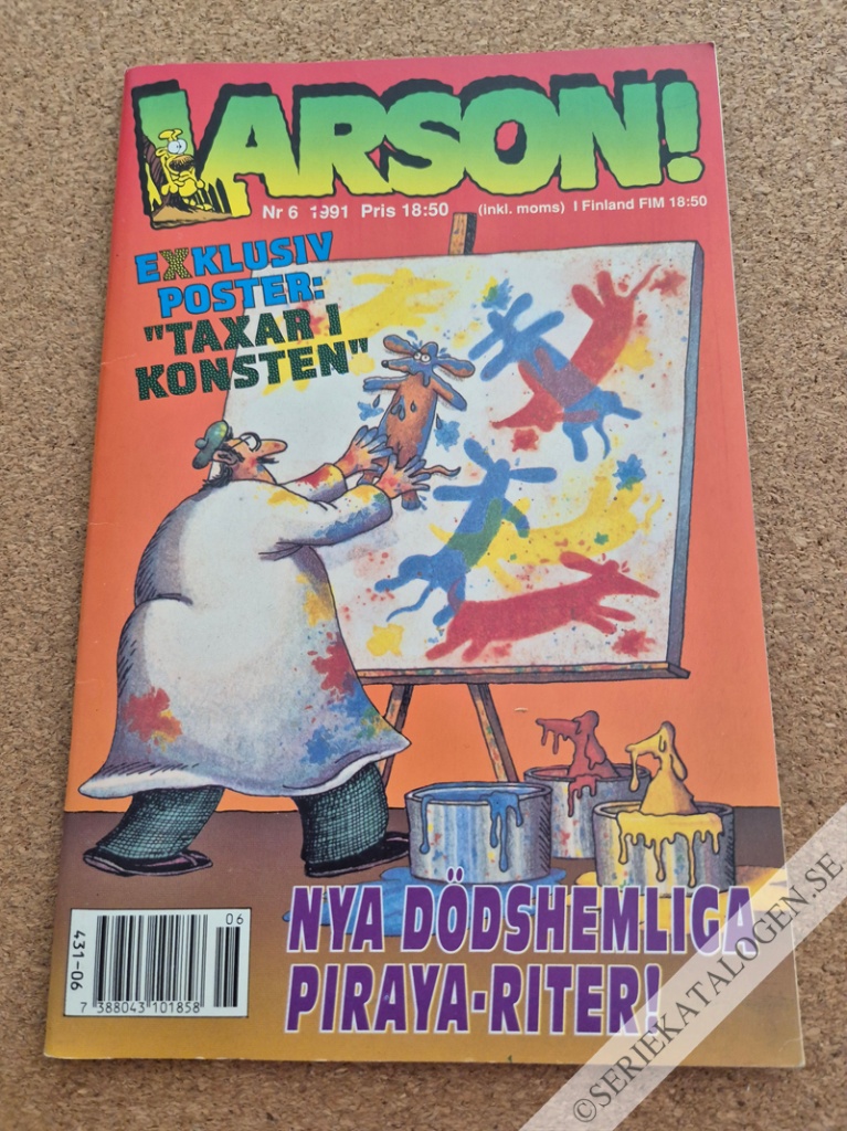 Framsida på Larson! #6 (1991)