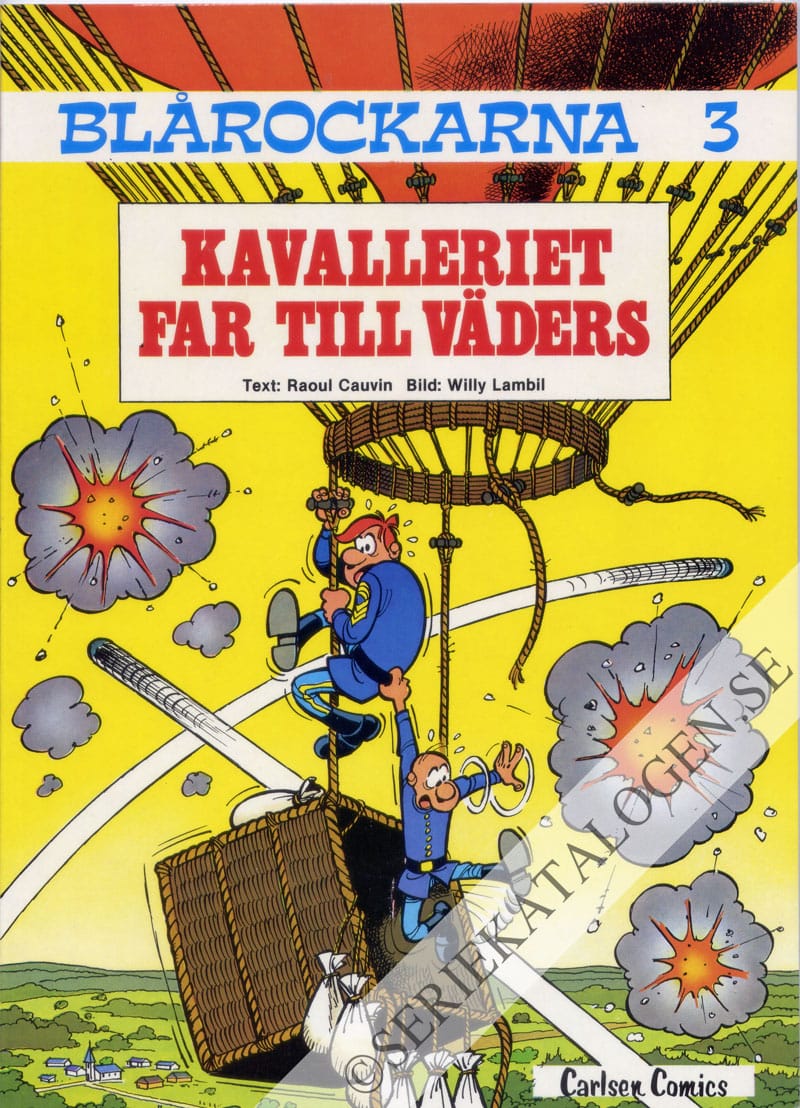 Framsida på Blårockarna Kavalleriet far till väders (1981)
