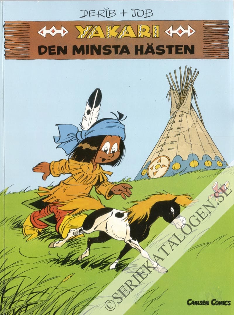 Framsida på Yakaris äventyr Den minsta hästen (1991)