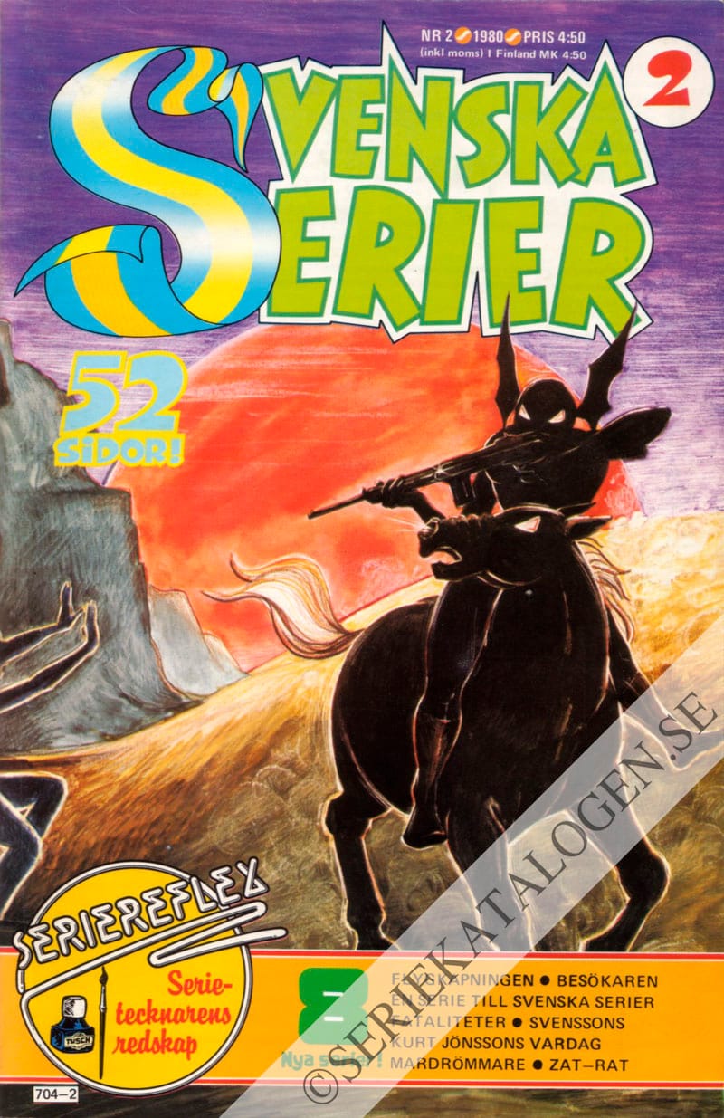 Framsida på Svenska serier #2 (1980)