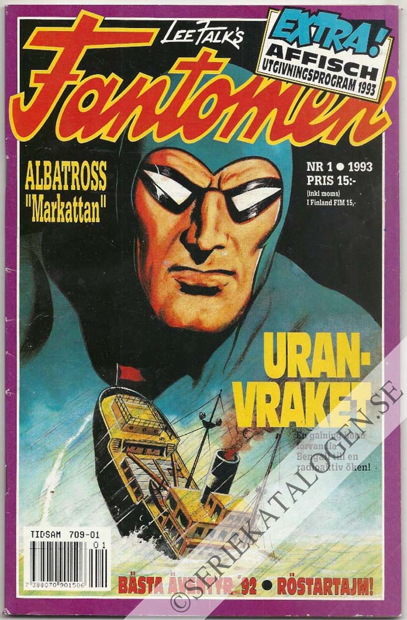 Framsida på Fantomen #1 (1993)