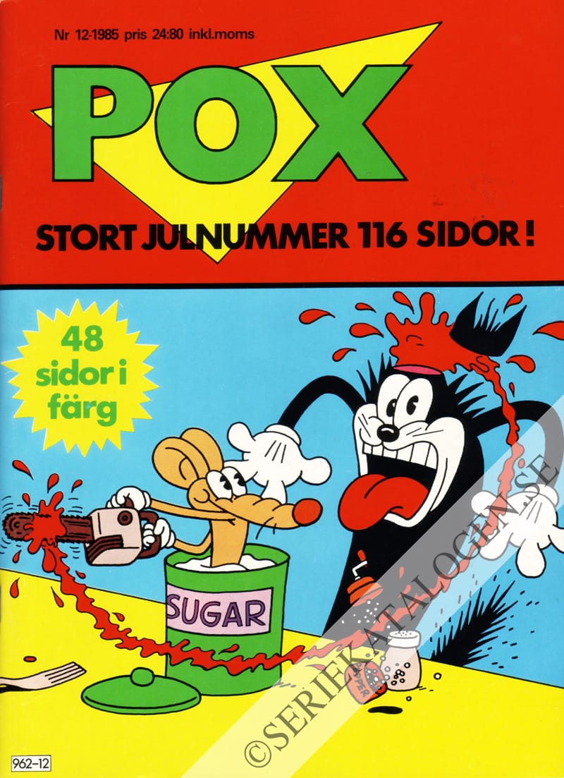 Framsida på Pox #12 (1985)
