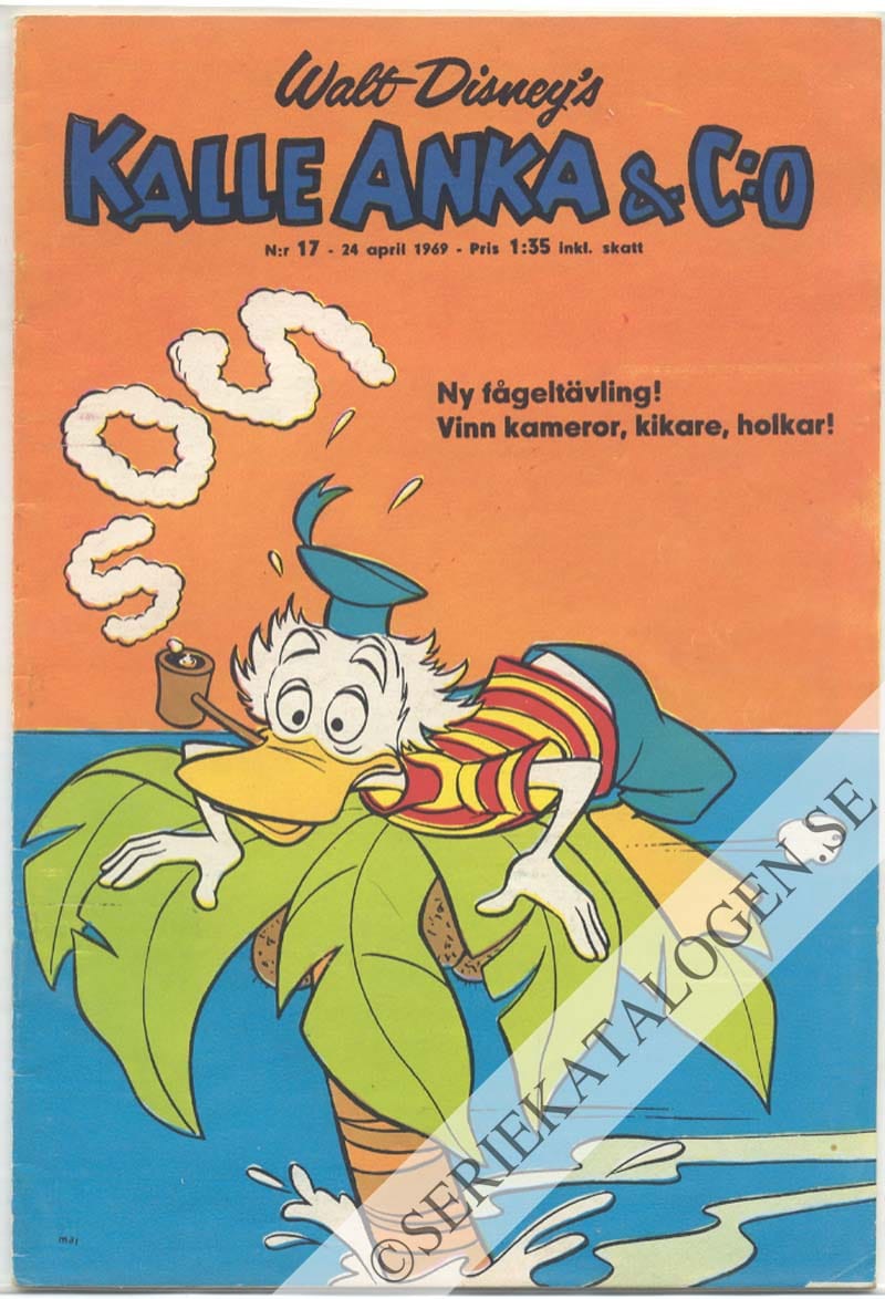 Framsida på Kalle Anka & C:o #17 (1969)