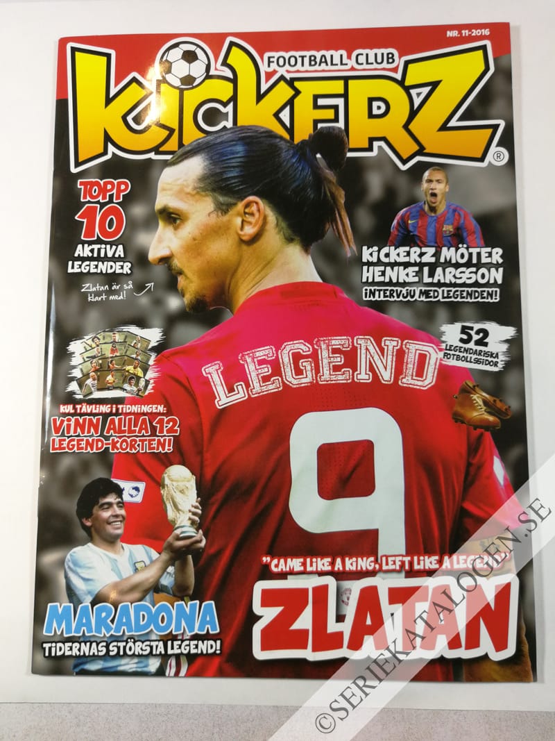 Framsida på Kickerz Football Club #11 (2016)