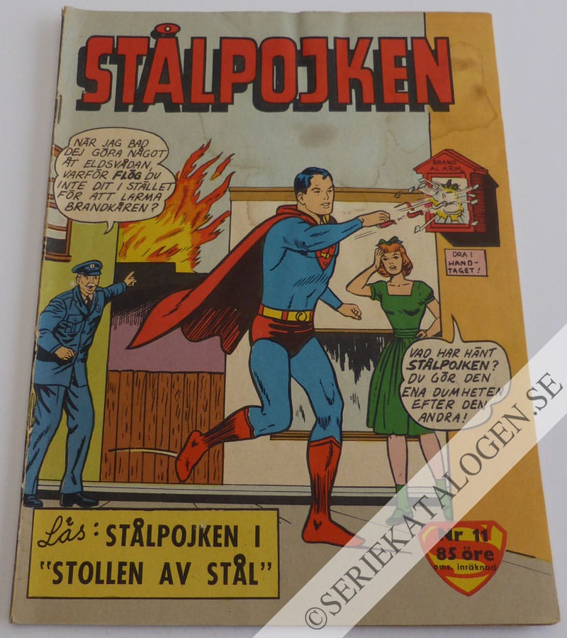 Framsida på Stålpojken #11 (1963)