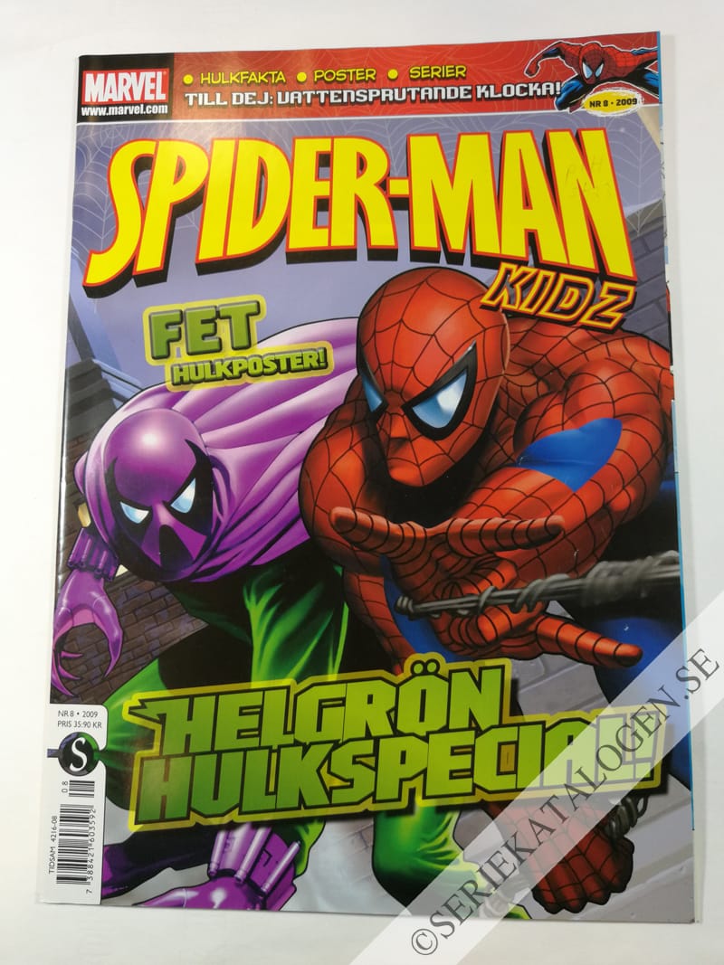 Framsida på Spider-Man Kidz #8 (2009)