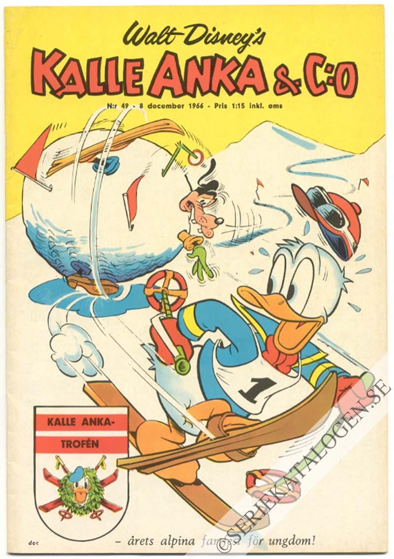 Framsida på Kalle Anka & C:o #49 (1966)