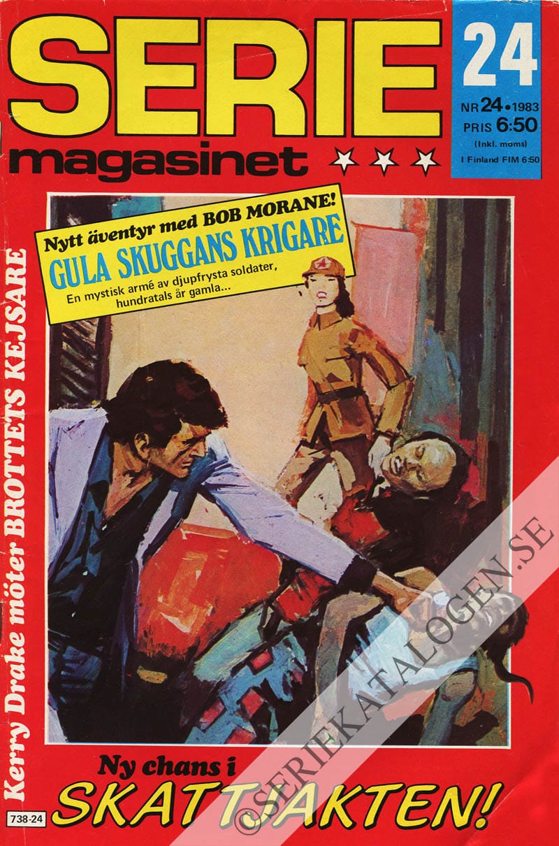 Framsida på Seriemagasinet #24 (1983)