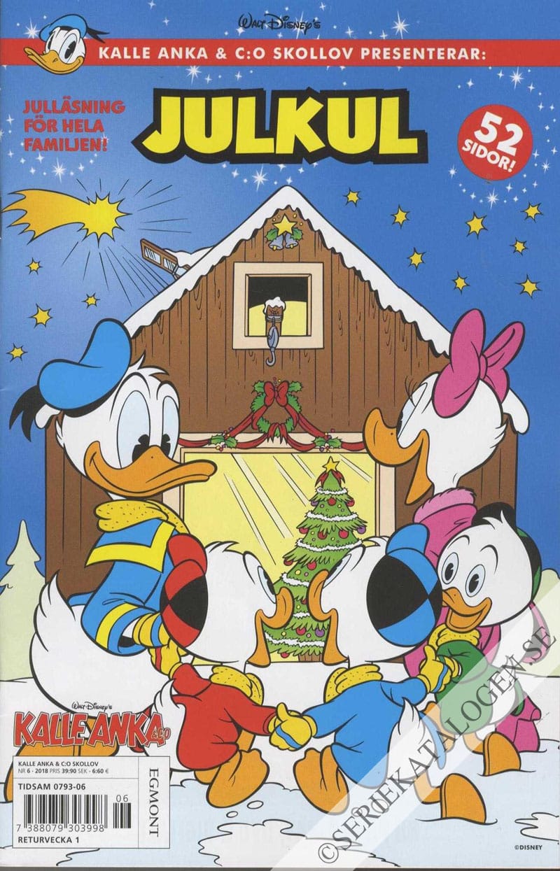 Framsida på Kalle Anka & C:o - Skollov Kalle Anka & C:o skollov presenterar: Julkul (2018)