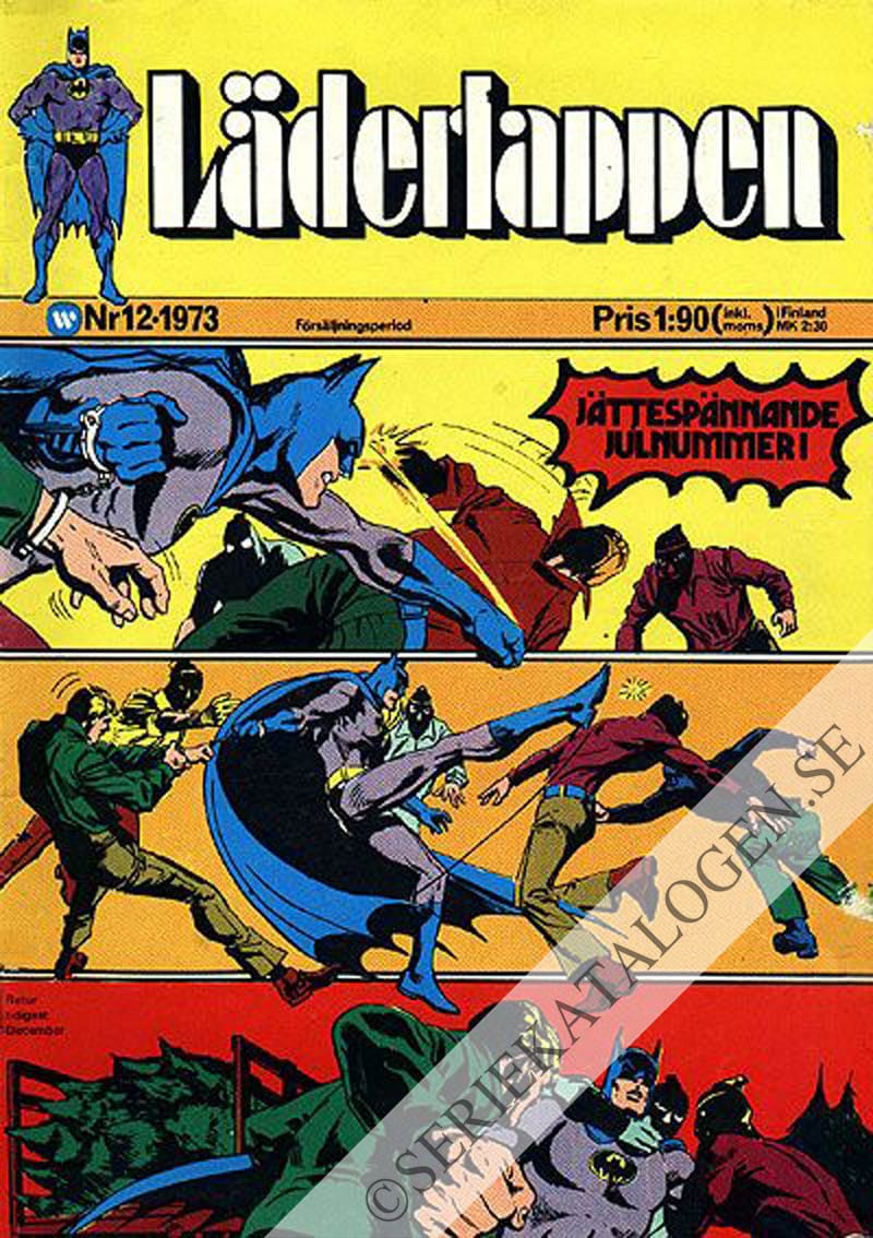 Framsida på Läderlappen och Robin #12 (1973)