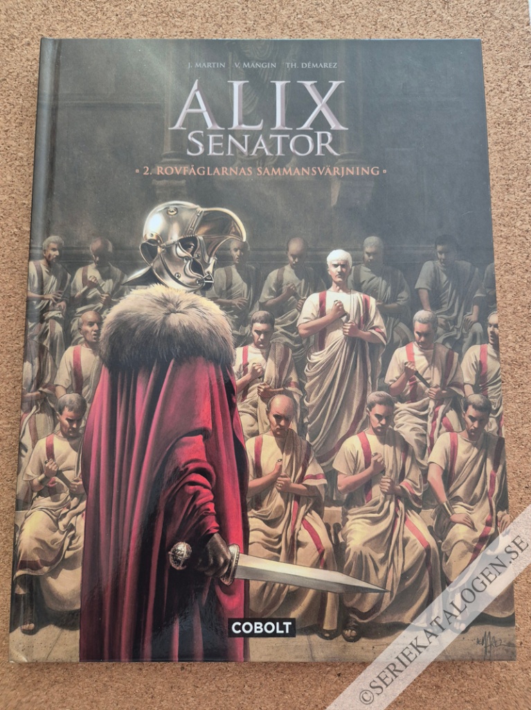 Framsida på Alix Senator Rovfåglarnas sammansvärjning (2022)