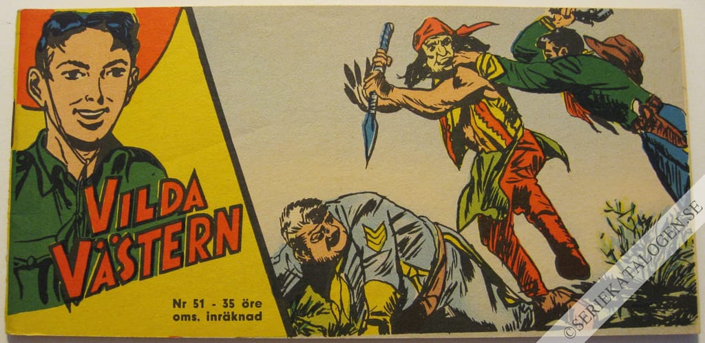 Framsida på Vilda Västern #51 (1962)