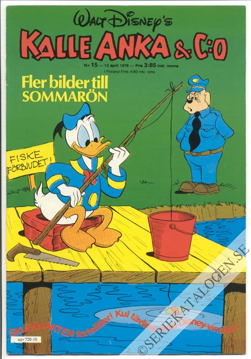 Framsida på Kalle Anka & C:o #15 (1978)