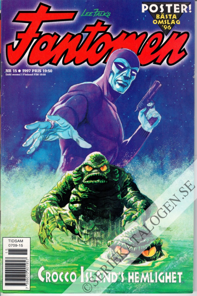 Framsida på Fantomen #15 (1997)