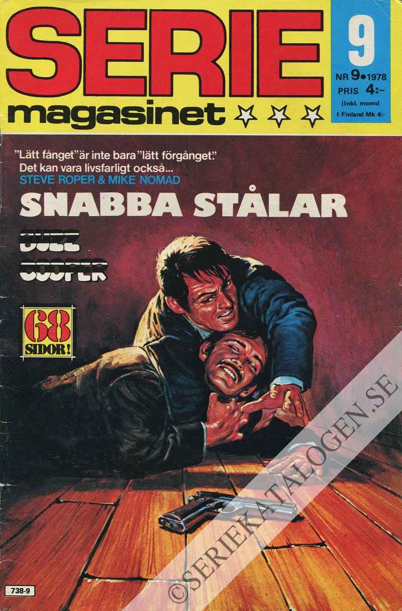 Framsida på Seriemagasinet #9 (1978)