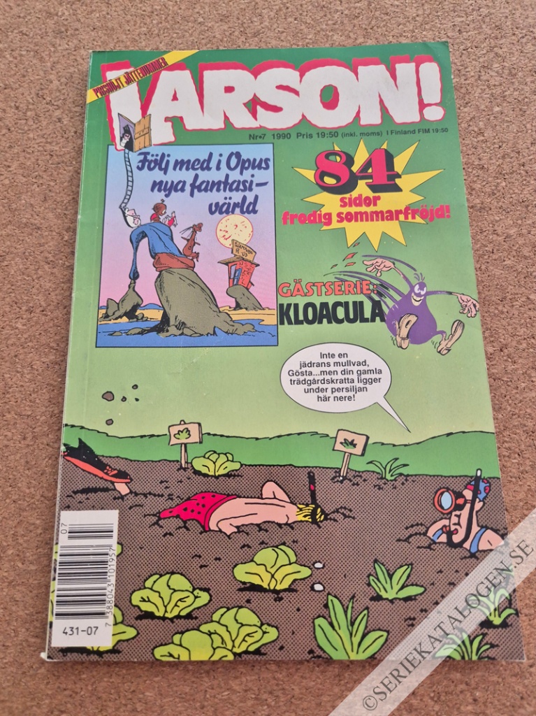 Framsida på Larson! #7 (1990)