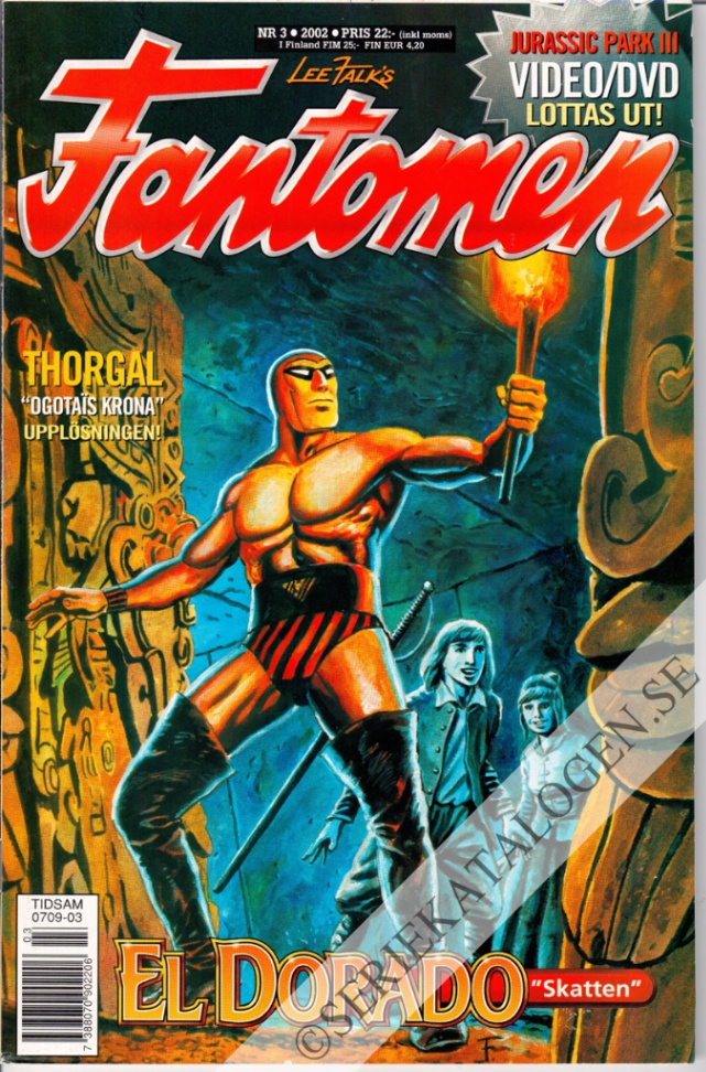 Framsida på Fantomen #3 (2002)