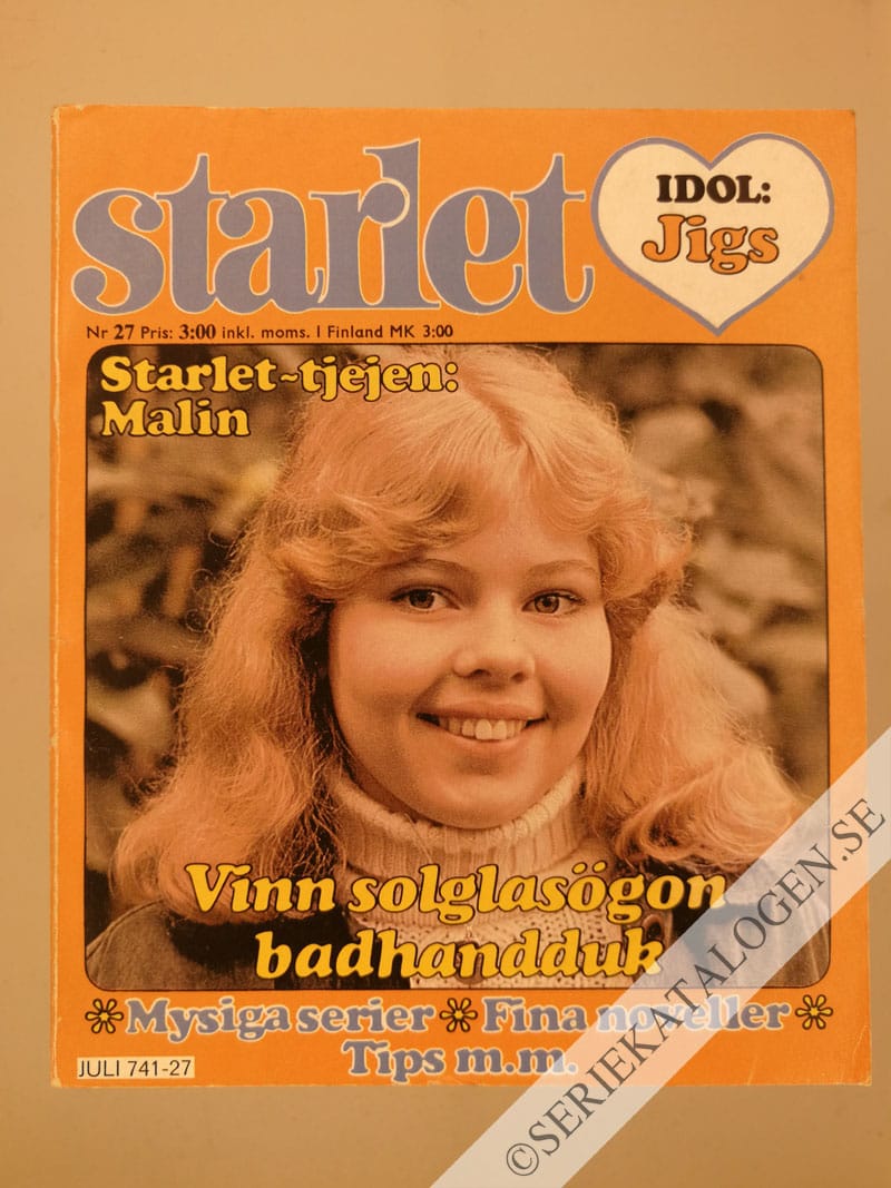 Framsida på Starlet #27 (1977)