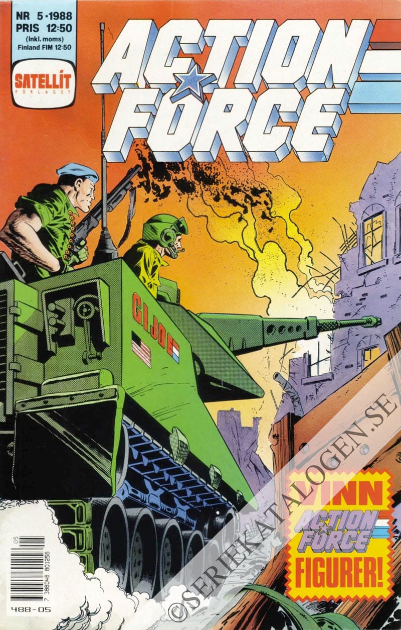 Framsida på Action force #5 (1988)